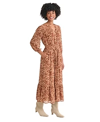 Jones New York Women's V-Neck Maxi Dress