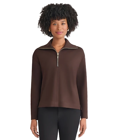 Jones New York Women's Zip Front Pull On Long Sleeve Jacket
