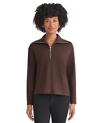 Jones New York Women's Zip Front Pull On Long Sleeve Jacket
