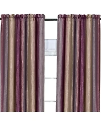 GoodGram Ombre Crushed Satin Sheer Single Window Curtains & Valances - 50 in. W x L