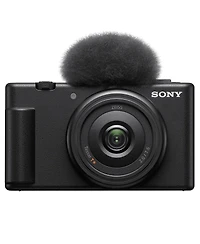 Sony Zv-1F Vlogging Camera, Black Bundle with Corel Mac Software Kit, 32GB Sd Card, Shoulder Bag