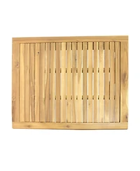Sunnydaze Decor Rodanthe Acacia Wood Outdoor Dining Table with Natural Oil Finish - 33.75" W