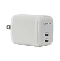 Ventev 65W Ultrafast Usb C Universal Dual GaN Mini Wall Charger
