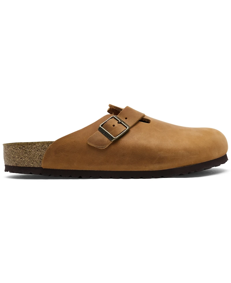 Birkenstock Men's Leather Boston Clogs from Finish Line