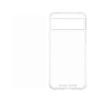 Case-Mate Protection Pack Tough Case and Glass Screen Protector for Google Pixel 8-Clear