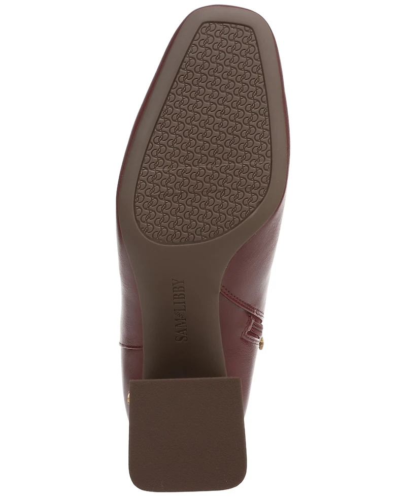 Sam and Libby Women's Yuliana Block Heel Dress Booties