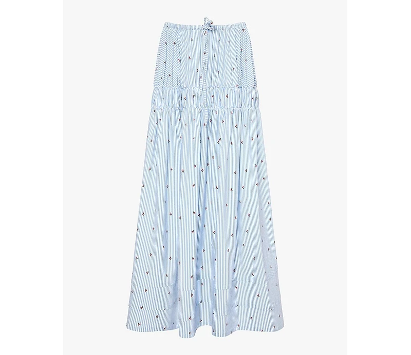 WeWoreWhat Women's Tiered Midi Skirt