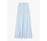 WeWoreWhat Women's Tiered Midi Skirt