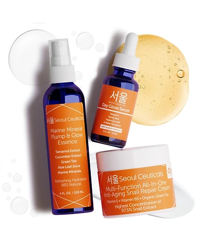 Seoul Ceuticals Korean Beauty Bundle K-Beauty Power Trio Kit
