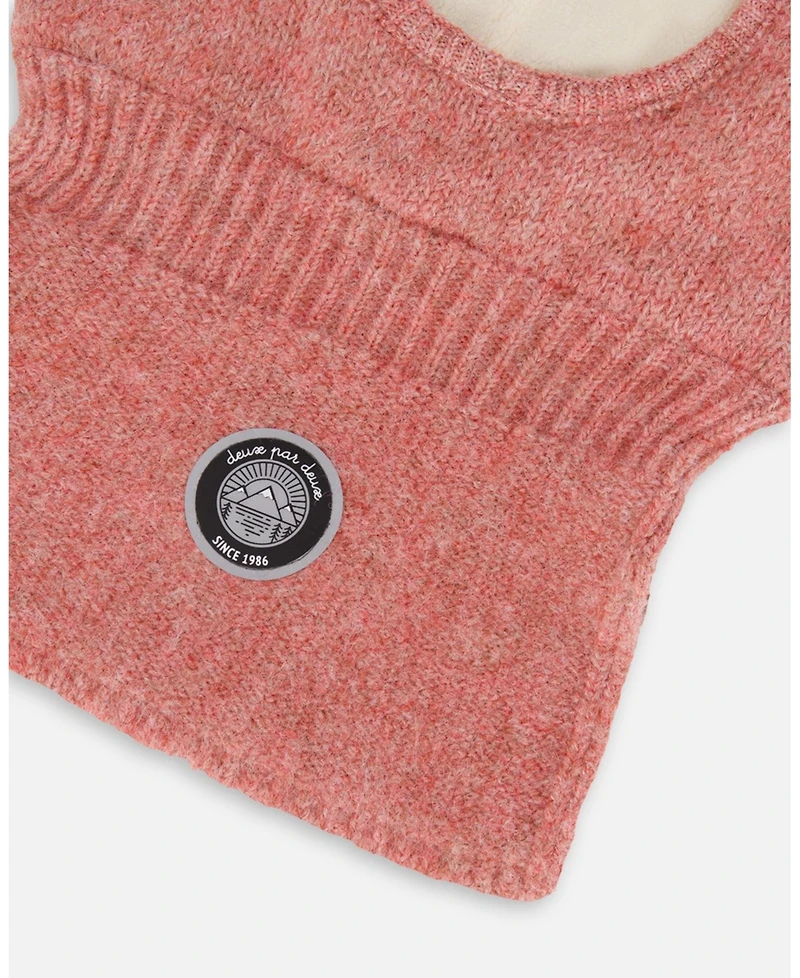 Deux par Girl Knit Balaclava Dusty Pink - Toddler|Child