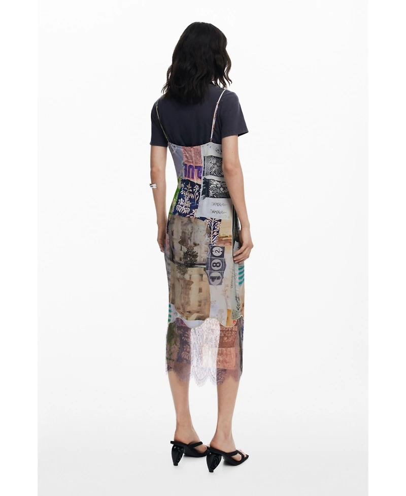 Desigual Women's Collage Dress 2 1