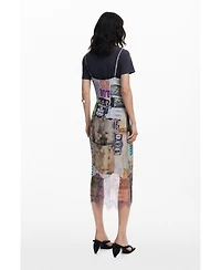 Desigual Women's Collage Dress 2 1