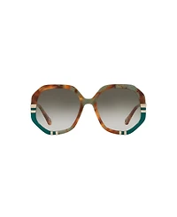 Chloe Women's Rectangle Sunglasses, CH0105S 6N000422
