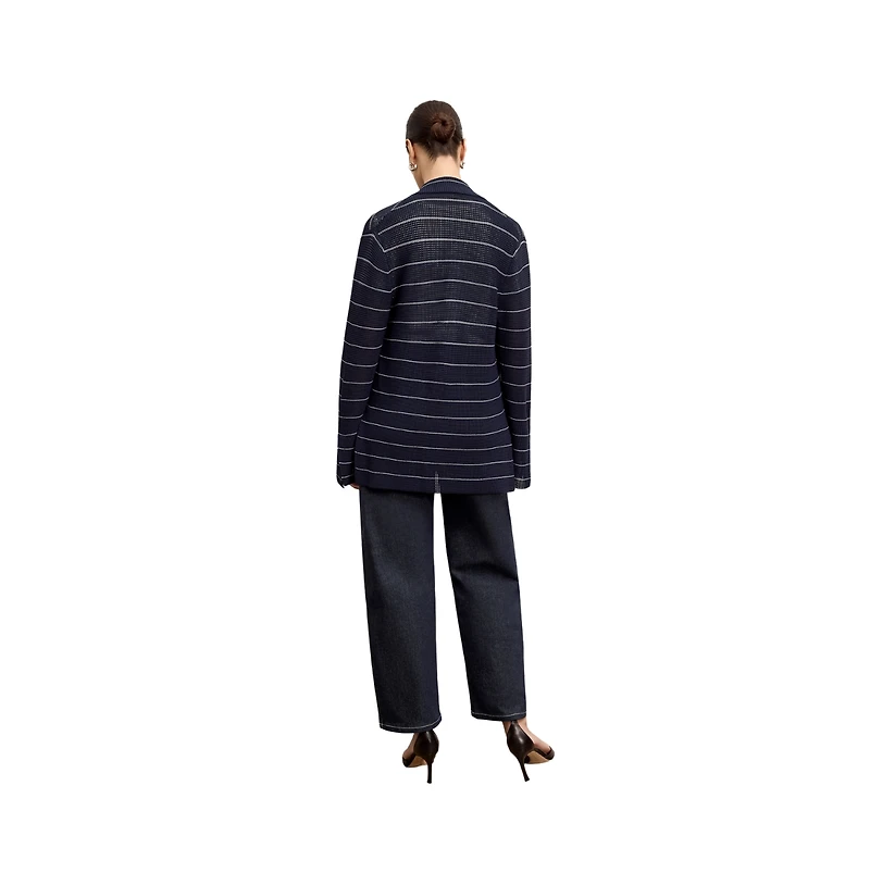 M.m.LaFleur Women's Cody Boyfriend Jardigan - Dot Knit