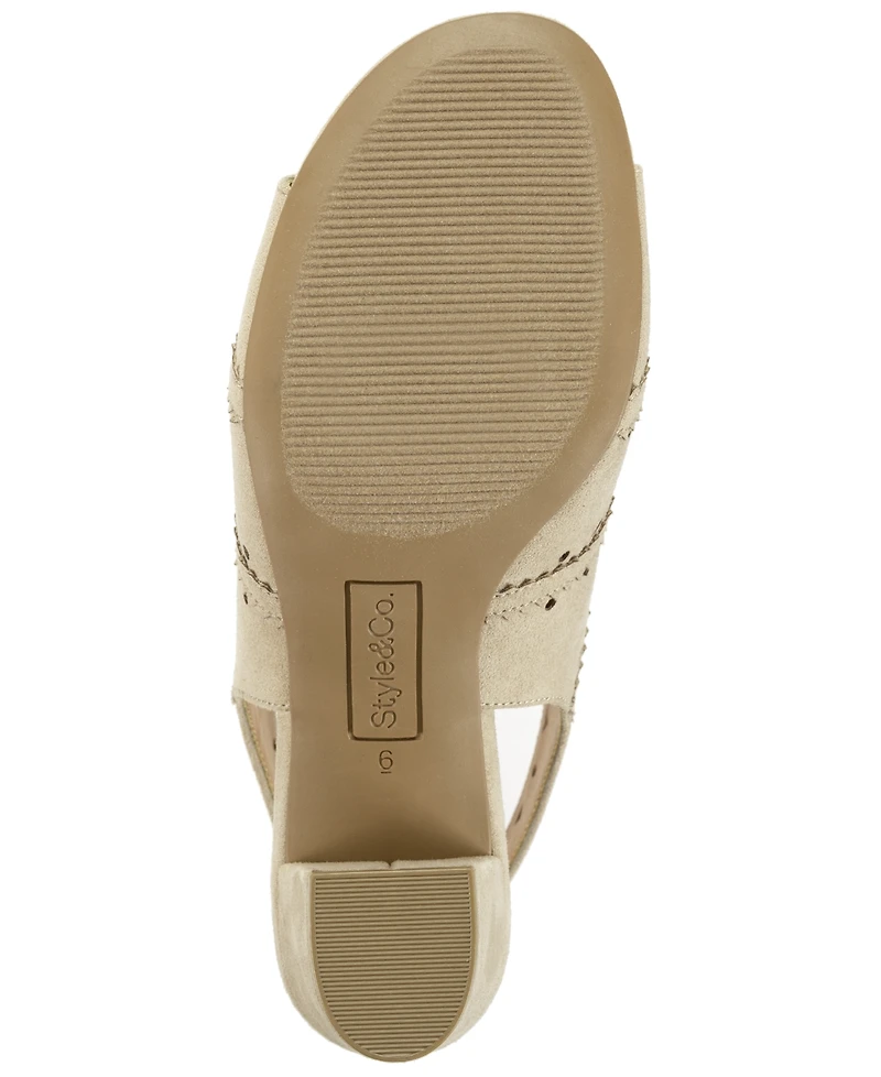 Style & Co Women's Peggyy Peep-Toe Sandals, Macy's Exclusive