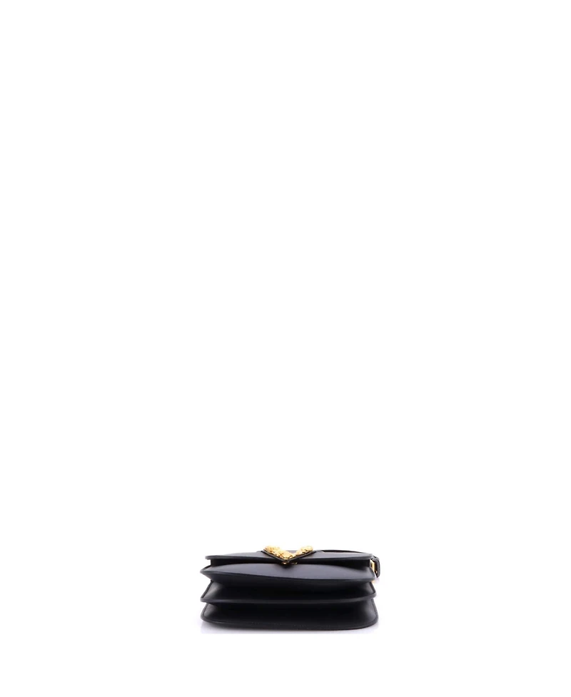 Pre-Owned Versace Small Virtus Top Handle Bag Leather