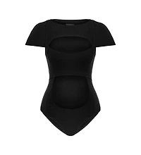 Jendue Women's Otara Black Bodysuit