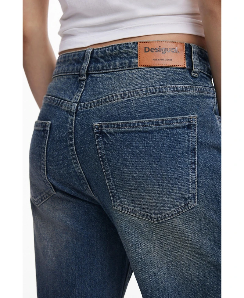 Desigual Women's Mirror culotte jeans