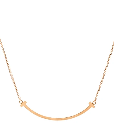 Pre-Owned Tiffany & Co. T Smile Pendant Necklace