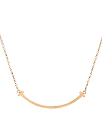 Pre-Owned Tiffany & Co. T Smile Pendant Necklace