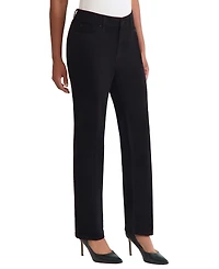 Jones New York Women's Fly Front Lexington Straight-Leg Jeans