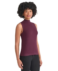 Jones New York Women's Sutton Mock-Neck Sleeveless Sweater