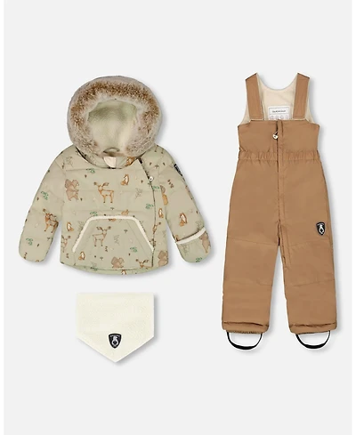 Deux par Baby Boy Two-Piece Snug Snowsuit Chanterelle - Baby|Toddler