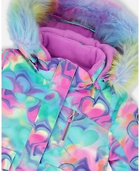 Deux par Girl Two-Piece Play Snowsuit Purple