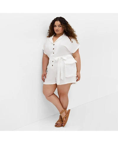 City Chic Women's Jade Playsuit