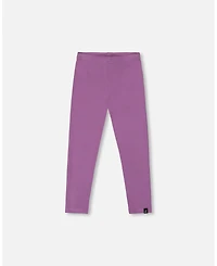 Deux par Baby Girls Super Soft Ribbed Leggings Lavender