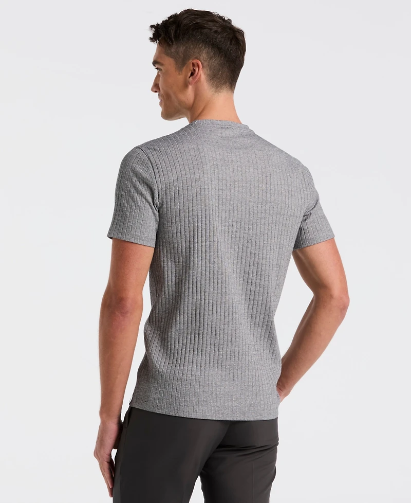 Perry Ellis Men's Slim-Fit Ribbed T-Shirt