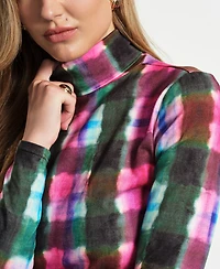 Isaac Mizrahi Women's Long Sleeve Layering Turtle Neck Top