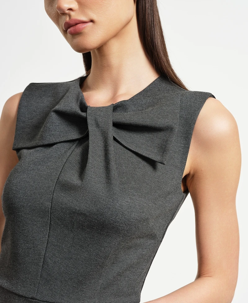 Isaac Mizrahi Women's Sleeveless Swingy Bow Dress