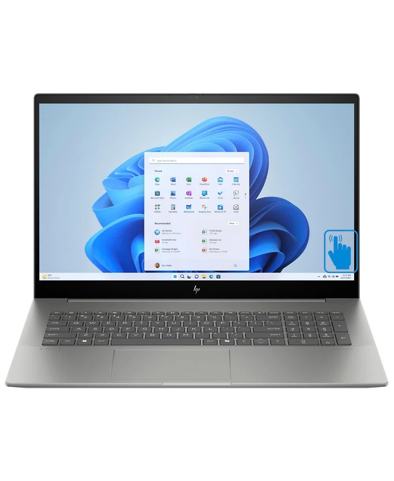 Hp Envy Laptop (Intel Core Ultra 7 155U 12-Core, 32GB 5600MHz Ram, 1TB Ssd, GeForce Rtx 3050, 17.3" 60 Hz Touch Full Hd (1920x1080),Bt, Win 10 Pro)