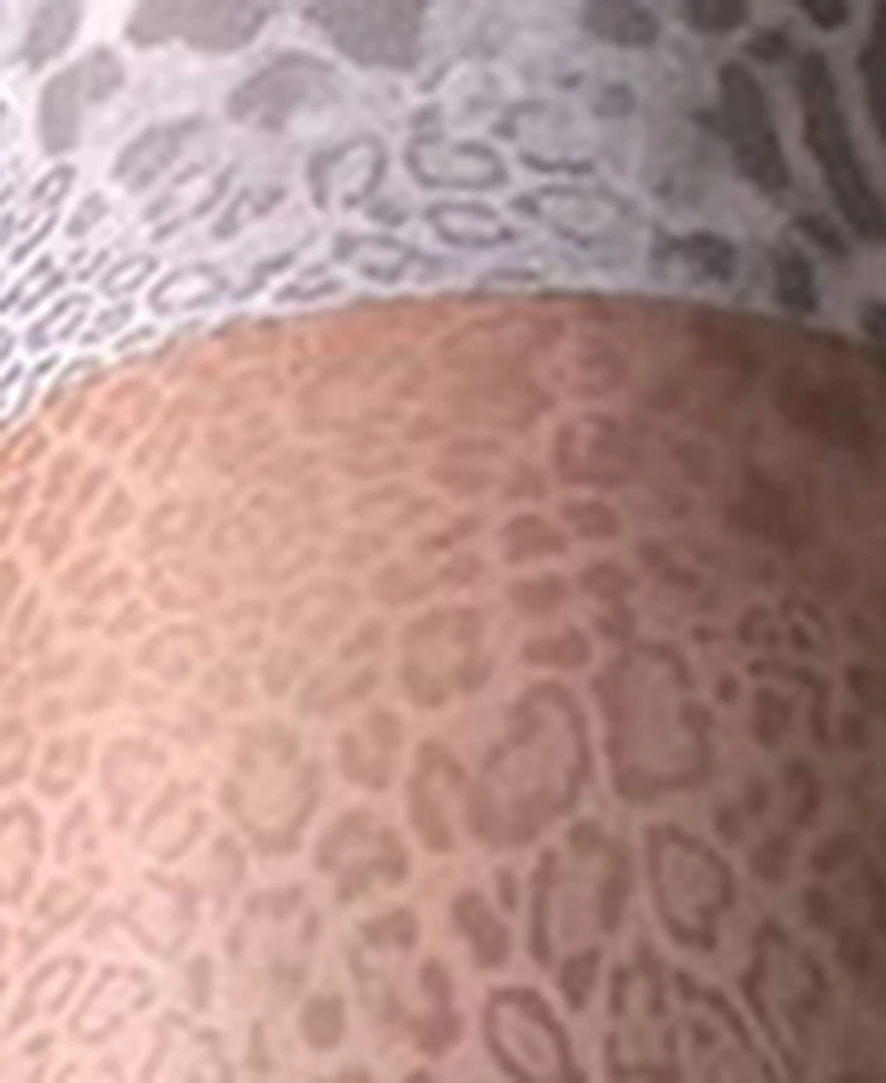 Natori Women's Neutral Animal Printed Sheer Tights