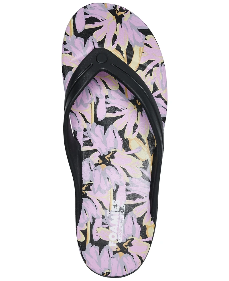 Skechers Women's Foamies: Bay Breeze - Island Kiss Flip Flop Thong Sandals from Finish Line