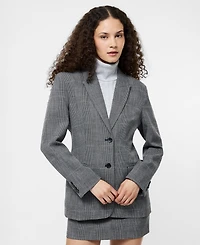 French Connection Women's Owen Plaid Suit Blazer