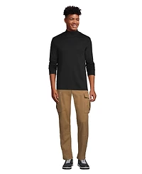 Lands' End Men's Cotton Supima Mock Turtleneck
