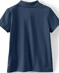 Lands' End Girls Short Sleeve Feminine Fit Rapid Dry Polo Shirt