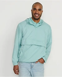 Lands' End Men's Upf 50 Anorak Windbreaker