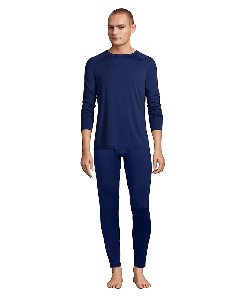 Lands' End Men's Stretch Thermaskin Long Underwear Pants Base Layer