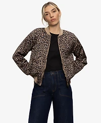 Sanctuary Women's Monroe Sateen Long Sleeve Bomber Jacket