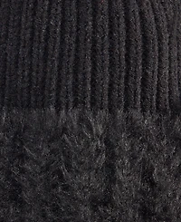 I.n.c. International Concepts Faux Fur Cuff Ribbed Knit Beanie, Macy's Exclusive