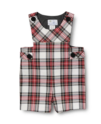 Florence Eiseman Baby Boys Plaid Shortall