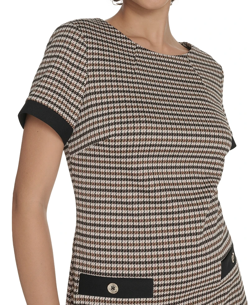 Tommy Hilfiger Women's Short Sleeve Pocket Shift Dress