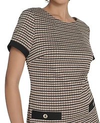 Tommy Hilfiger Women's Short Sleeve Pocket Shift Dress