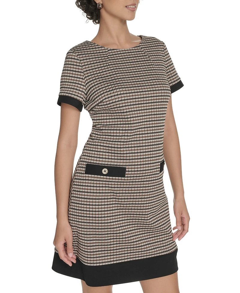 Tommy Hilfiger Women's Short Sleeve Pocket Shift Dress