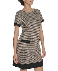 Tommy Hilfiger Women's Short Sleeve Pocket Shift Dress