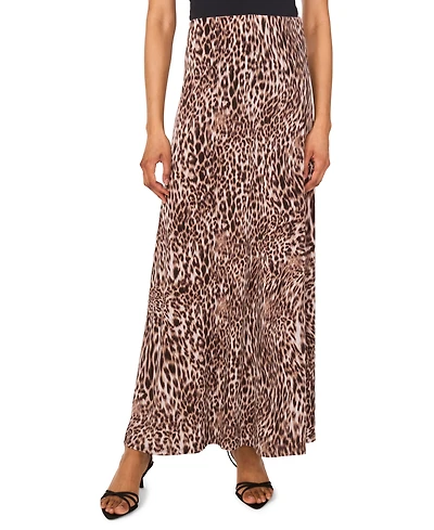 Vince Camuto Women's Printed Pull-On Maxi Skirt