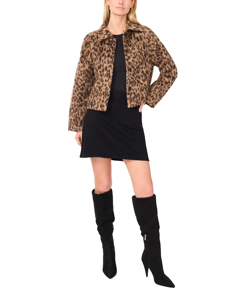 Vince Camuto Women's Oversized Button-Down Collared Jacket